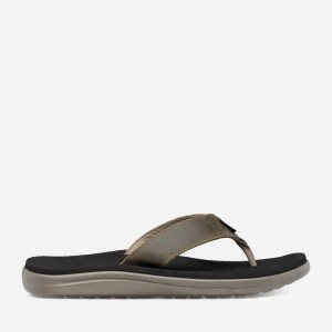 Teva Voya Leather Férfi Papucs